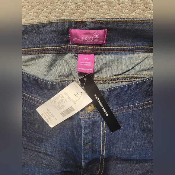 NWT Loop 18 Jeans Juniors Plus 23 Bootcut - Picture 3 of 3